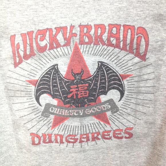 Lucky Brand Quality Fit Dungarees Crewneck Short Sleeve T-Shirt Size M - Picture 3 of 6